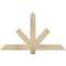 Ekena Millwork Kennewick Rough Sawn Timber Gable Bracket, Douglas Fir, 48"W x 28"H x 4"D x 4"F, 14/12 Pitch GBW048X28X0404KEN00RDF - alternate 1